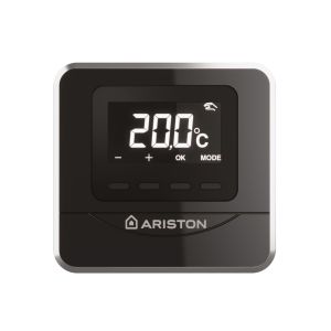 Termostato sem fio, Ariston, cube rf, preto