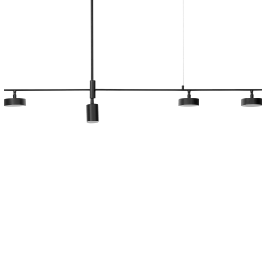 Lámpara de techo LED de metal negro 69 cm foyle