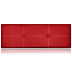 Cabeceros poseidón tapizado polipiel rojo 115x50 de sonnomattress