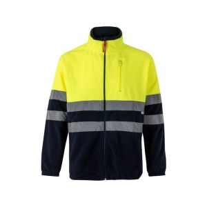 Chaqueta polar bicolor av 2xl azul marino/amarillo fl£or