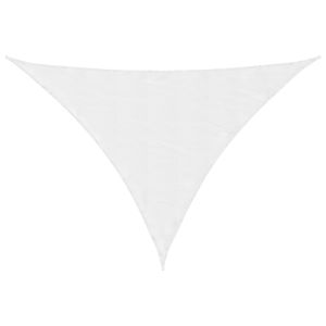 vidaXL toldo de vela triangular tela oxford blanco 3x4x4 m