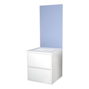 Ondee - mueble de baño belis + espejo empotrado  - ancho: 60cm