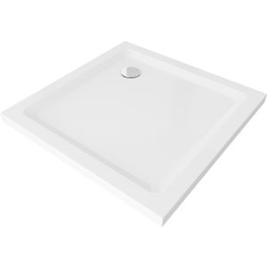 Plato de ducha antideslizante 90x90cm, blanco