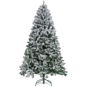 Árbol de navidad plástico, metal color verde 122x122x210 cm Homcom