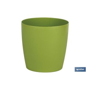 Maceta camelia color verde 24.5x23.6cm venta unitaria