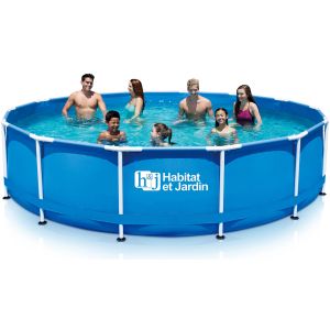 Piscina tubular "metal frame pool" - feta 3 - ø 4.57 x 1.22m