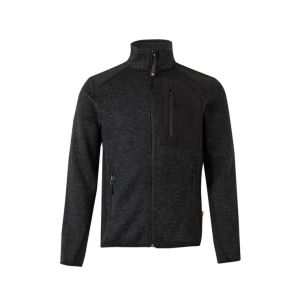 Chaqueta punto afelpado 2xl negro/negro