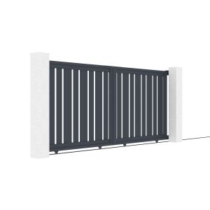 Pack puerta corredera 300c140 veymont + pack puerta 1m veymont a.140cm gris