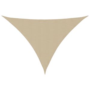 vidaXL toldo de vela poliéster oxford 100% beige 7x5x5 m