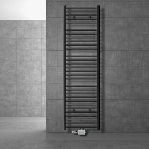 Radiador de baño conexión central 500x1800 mm antracita