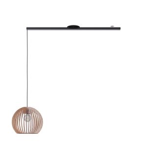 Lightswing® single - negro mate 110 cm - para una lámpara coLGante .