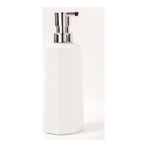 Dispensador de jabón de sobremesa - blanco mate en abs modelo otto