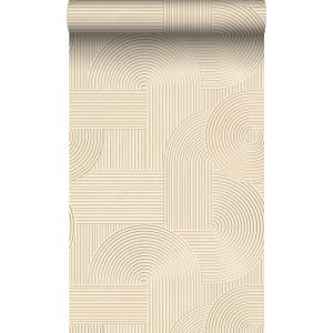 Origin wallcoverings papel pintado 3d gráfico beige arena - 0.53 x 10.05 m