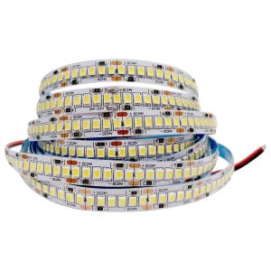 Tira LED 24v 1200 LEDs, 18w/m smd2835, luz cálida 3000k, 9000 lm, 10mm