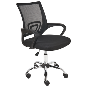 Silla de oficina negro solid