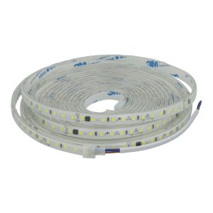 Tira LED 220v 3000k. Corte 10 cm 8w/m 3000k bobina 5m ip65