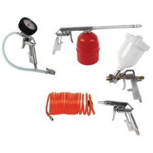 Kit aire comprimido 5 accesorios para compresores de aire conexión 1/4" ito