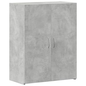 vidaXL armario archivador madera ingeniería gris hormigón 60x32x77,5cm