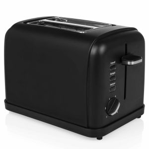 Princess tostadora de acero inoxidable negro mate 950w