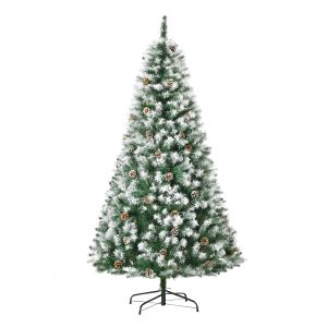 Árbol de navidad PVC, acero color verde 103x103x180 cm Homcom