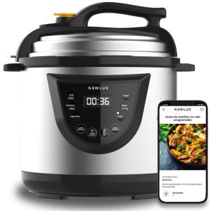 Olla programable eléctrica newlux chef pot v110 negro