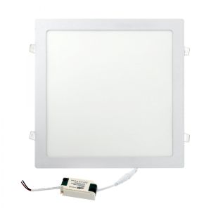 Downlight LED 24w blanco frío 6000k cuadrado empotrar blanco