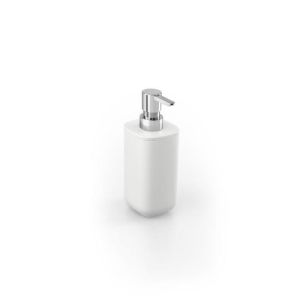 Distribuidor de jabón de sobremesa blanco en resinas termoplásticas mod. Po