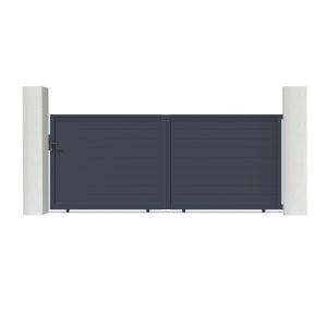 Puerta corredera de aluminio soldado 4m eiger 400c160