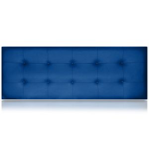 Cabeceros artemisa tapizado polipiel azul 115x55 de sonnomattress