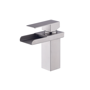 Grifo lavabo monomando modo cascada | palouse silver | lardecor