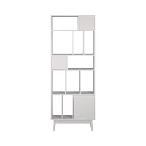 Estantería Mawar 187x70x29,5 aglomerado madera blanco moderno