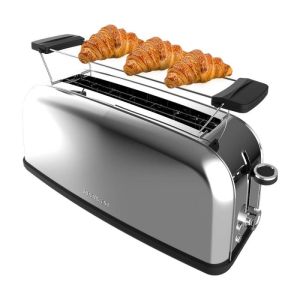 Cecotec tostador vertical toastin' time 850 inox long, 850w de potencia, do