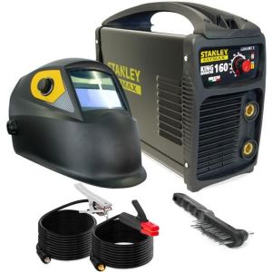 Soldadora king160 stanley fatmax mma + tig + campana stanley automática 9/1