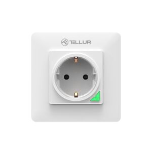 TELLUR SMART Enchufe de pared wifi, 3000w, 16a, blanco