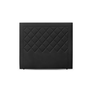 Cabecero de polipiel monaco 160x123cm  cama de 150cm color negro