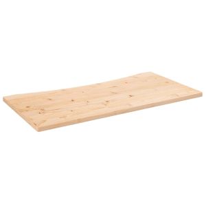 vidaXL tablero de escritorio madera maciza de pino 100x50x2,5 cm