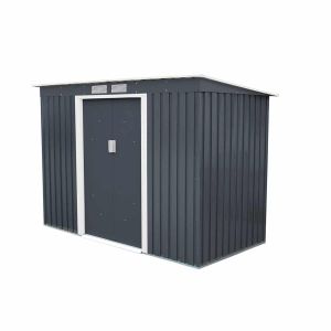 Caseta metálica gardiun reading 3,16 m² exterior 121x261x176 cm acero galva