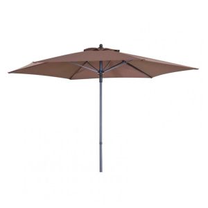 Parasol octogonal de aluminio habitex ø210x210 cm con mástil ø32 mm | estru