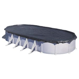 Cobertor de invierno 180g/m² para piscina 7,30 x 3,75m