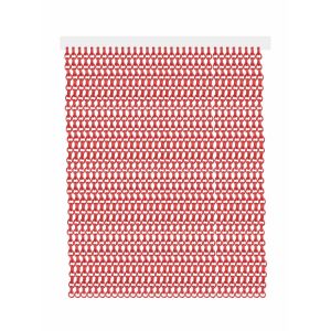 Cortinas de exterior impermeables – cort | 110 x 240 cm - krismar - rojo