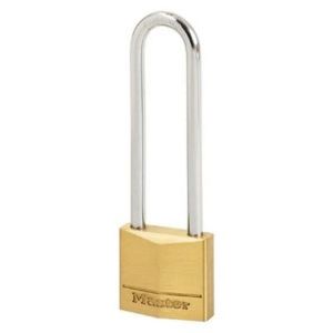 Master lock candado de latón de 30 mm - arco de doble bloqueo de 64 mm