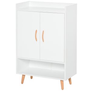 Mueble zapatero melamina, madera color blanco 60x30x92 cm homcom