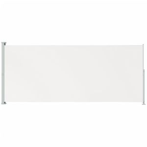 vidaXL toldo lateral retráctil para patio crema 220x500 cm