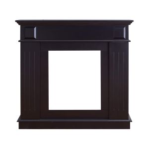 Revestimiento decorativo de chimenea geranio  negro 100x109x26 cm