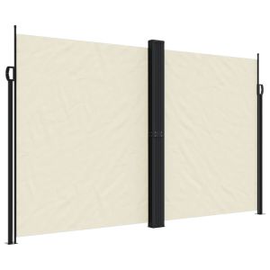 vidaXL toldo lateral retráctil crema 200x600 cm