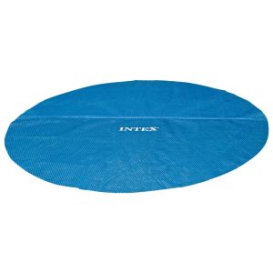 Intex cubierta de piscina solar de polietileno azul 348 cm