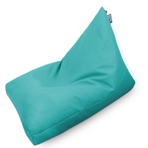 Puff pirámide polipiel outdoor turquesa happers xl