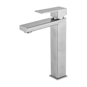 Grifo lavabo monomando caño alto acero inox. | tamul + silver | lardecor