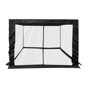 Mosquitera para carpa banyan negro 3x3 m