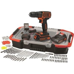 Black+decker taladro atornillador inalámbrico li-ion 18 v con cargador bdcd